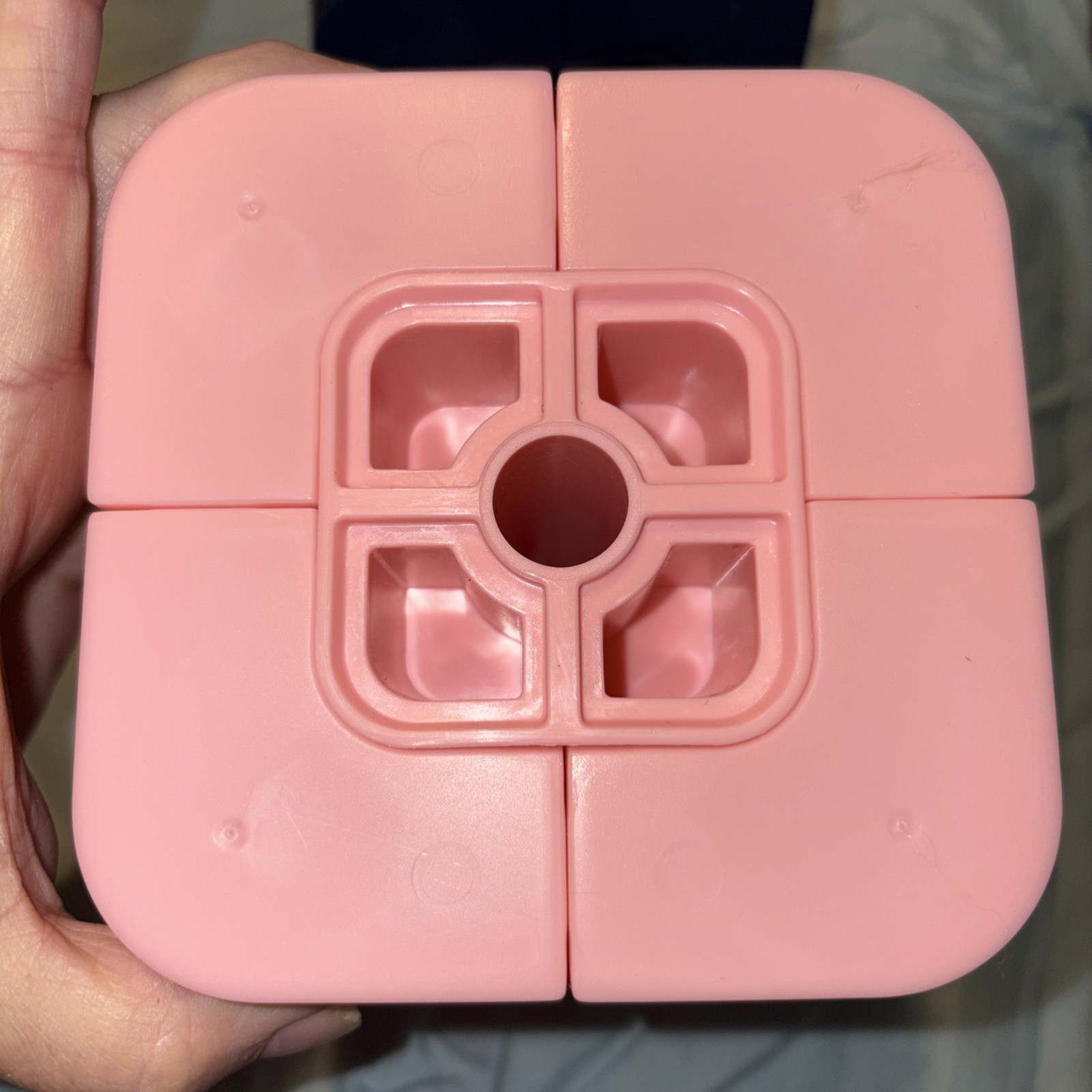 MADE FOR RETAIL Removable Compartment Caddy w/Handle PINK gallery