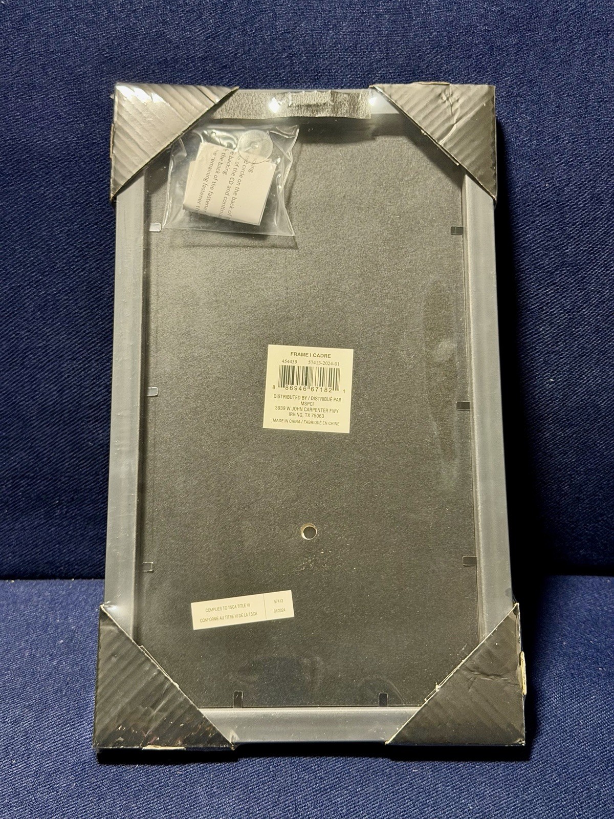 Studio Decor Standard CD Frame Display Case Black Frame 6.5" x 12" Real Glass gallery