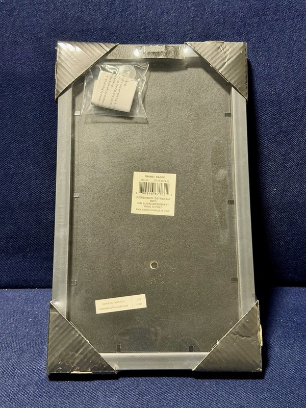 Studio Decor Standard CD Frame Display Case Black Frame 6.5" x 12" Real Glass gallery