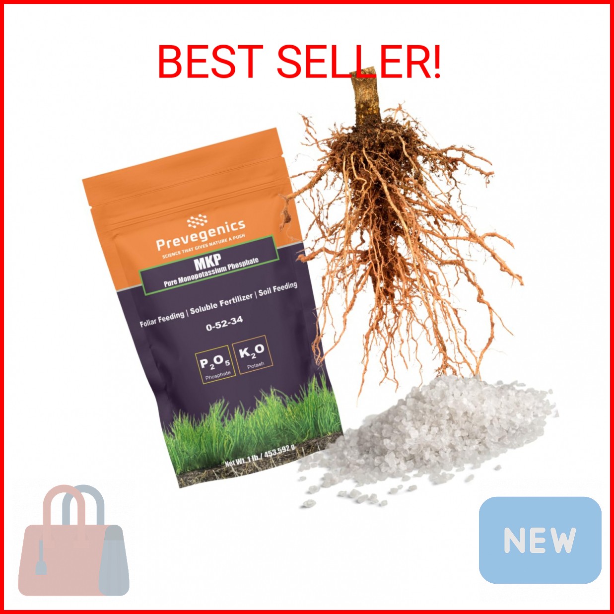 Monopotassium Phoshpate (MKP) Fertilizer | Highly Water Soluble | 0-52-34 (1 Pou gallery
