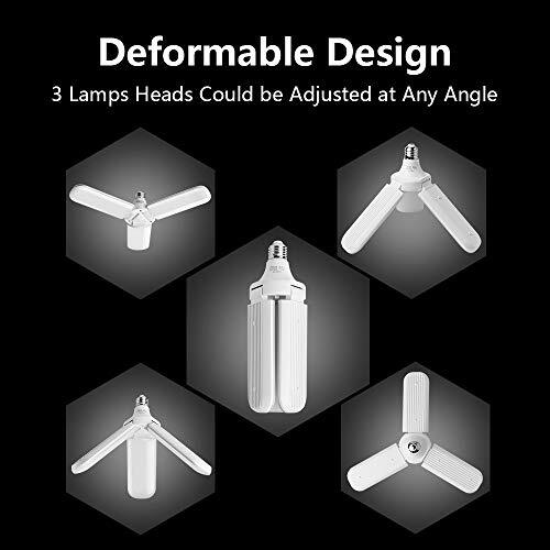 Strong Triburst Multi-Directional 6000 Lumen Super Bright LED Garage Light gallery