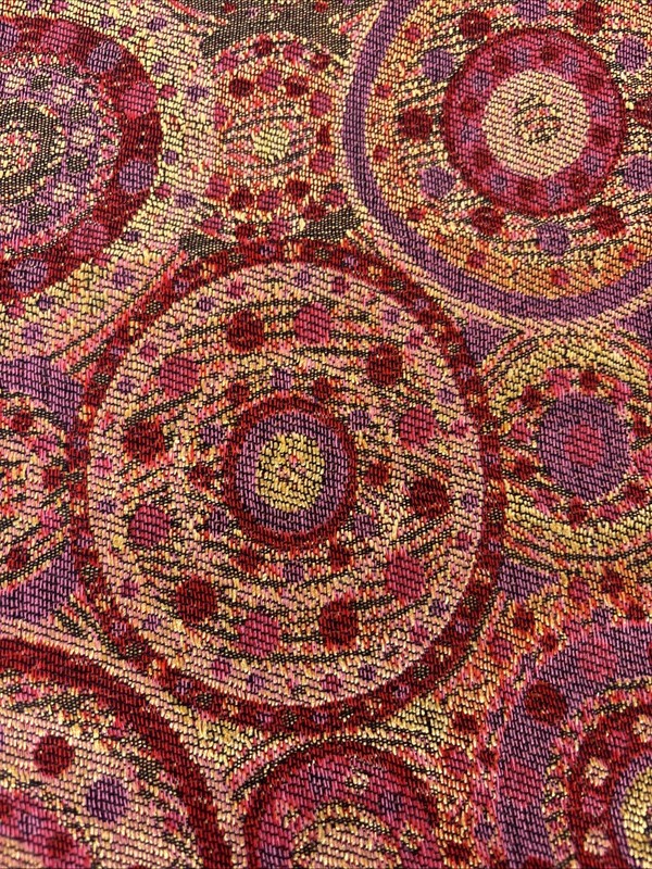 Fringed Multicolored Table Runner 62” X 23” gallery
