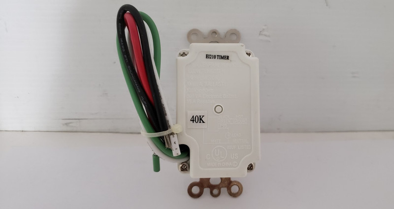 INTERMATIC EI210W (EI210) ELECTRONIC COUNTDOWN TIMER, 10-60 MIN, 15A 120VAC, NIB gallery