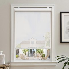 Cordless Roller Shades for Windows Light Filtering Shades with 5% Openness Solar