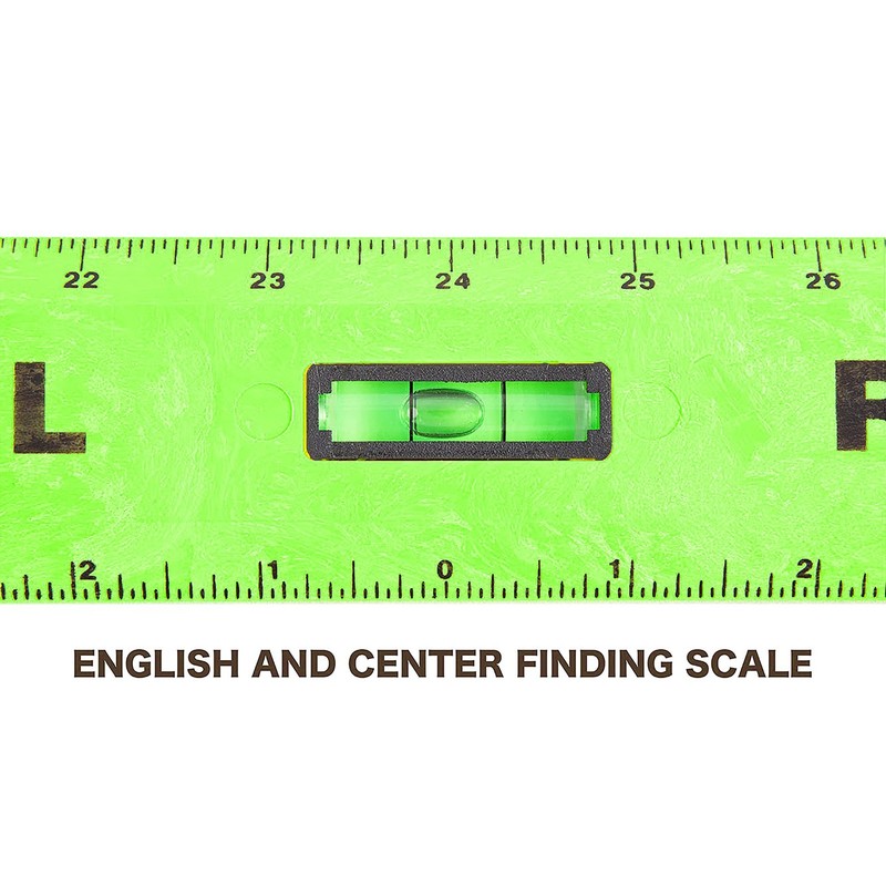 10744 Polystyrene Level Ruler 48", Precision Measuring and Leveling Tool, Plu... gallery