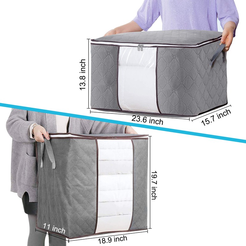 Clothes & Blanket Storage Bag - Large Capacity Home Organizer for Bedding gallery
