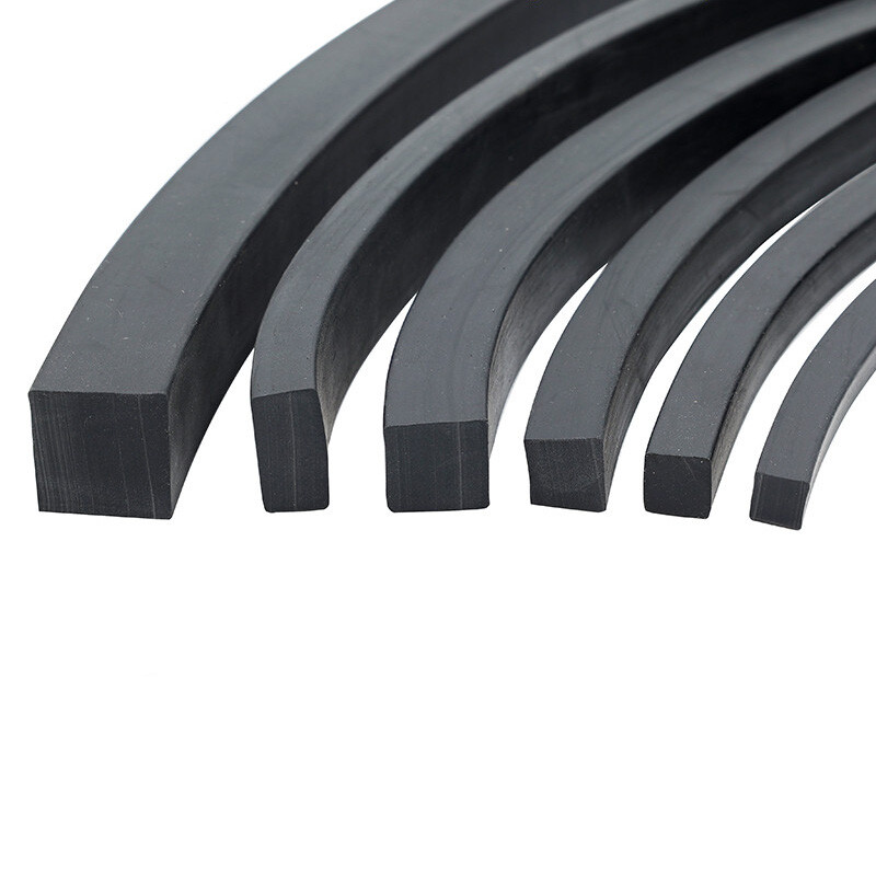 Black Nitrile Rubber NBR Solid Square /O Ring Cord Gasket Oil Seal Sealing Strip gallery