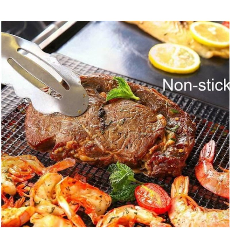 BBQ EZY Black Grill Mesh & Smoker Mat 4*4mm aperture-480GSM NoStik sheets &rolls gallery