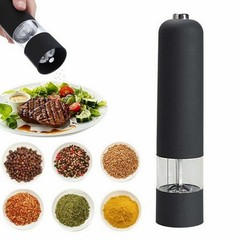 Electric Salt Pepper LED Light Adjustable Kitchen Grinder Mill Coarse Grinding