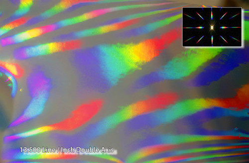 6"x12" Diffraction Grating Roll Sheet Double Axis 13,500 l/in Physics gallery