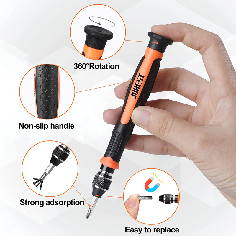 24Pcs Small Precision Screwdriver Set with Torx T5 T6 T8 T9, Y00, Star P5, Mini gallery
