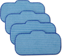Washable Steam Mop Replacement Pads for All Hard Floors, 4-Pack