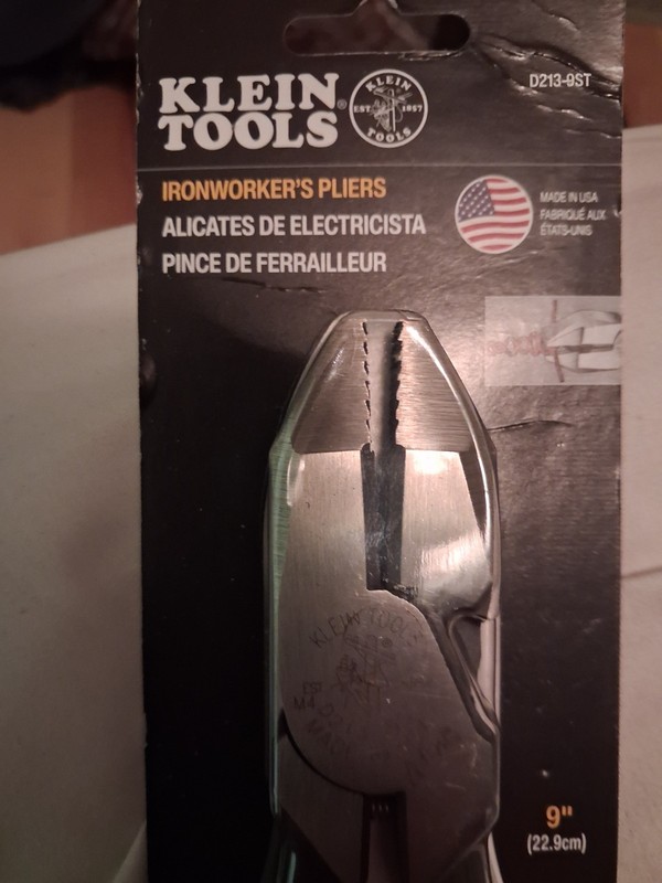 Klein Tools D213-9ST Ironworker Pliers - Blue gallery