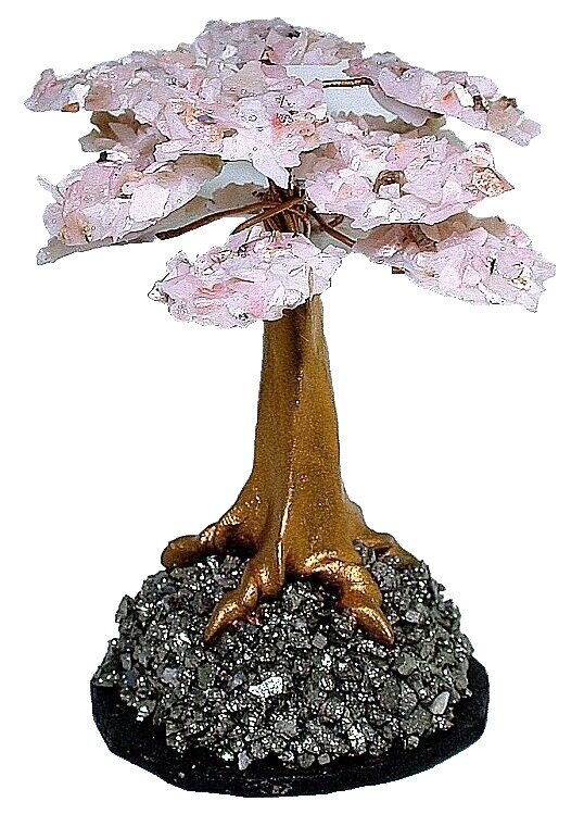 Small Petite 2 4/5 x 2 1/10 Inch Peruvian Pink Opal Gem Tree SGT3/13125 gallery