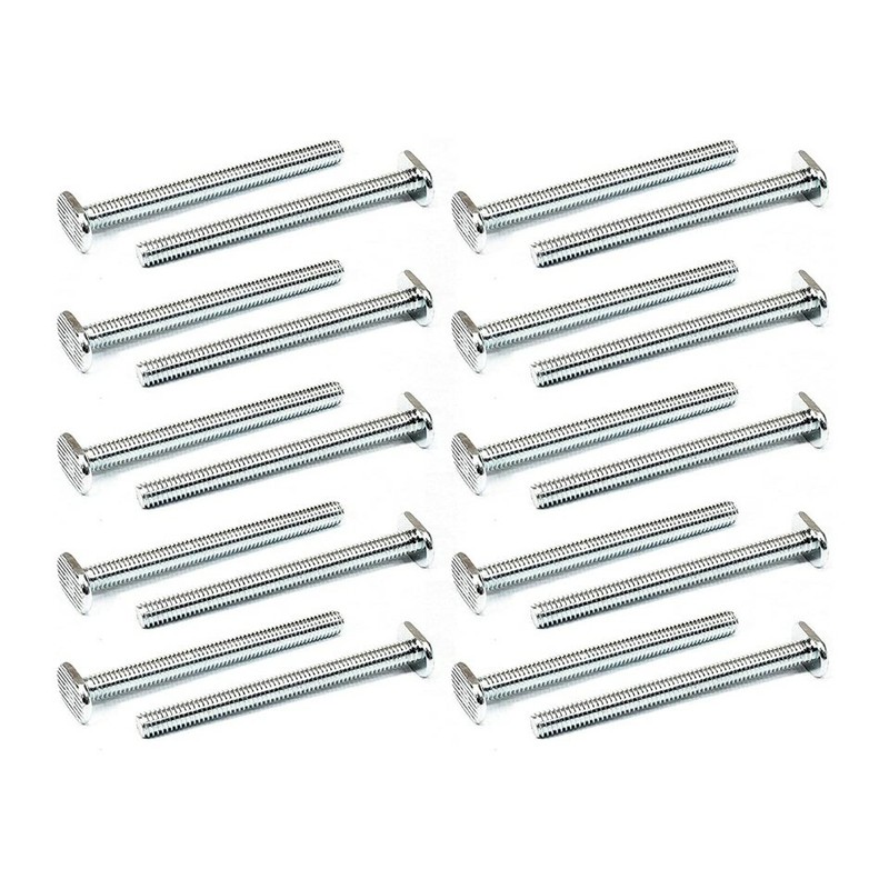 POWERTEC Threaded T Bolts 5/16"-18 (20pcs) 3-1/2 Inch Long T Slot Bolt (QTB1003) gallery