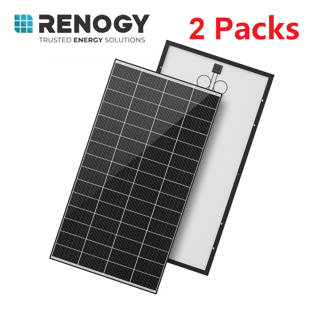 Renogy 2Pcs N-Type 320 Watt Monocrystalline Solar Panel PV Off-Grid Power Module gallery