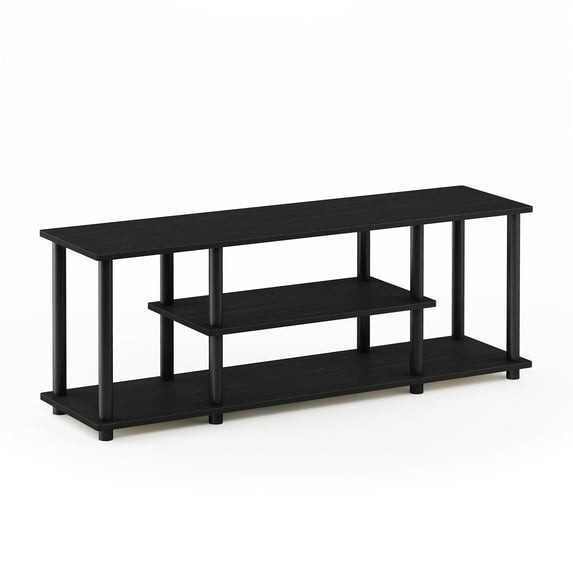 TV Stand For 55 Inch Media Storage Shelf Black 3 Tier Home Entertainment Center gallery