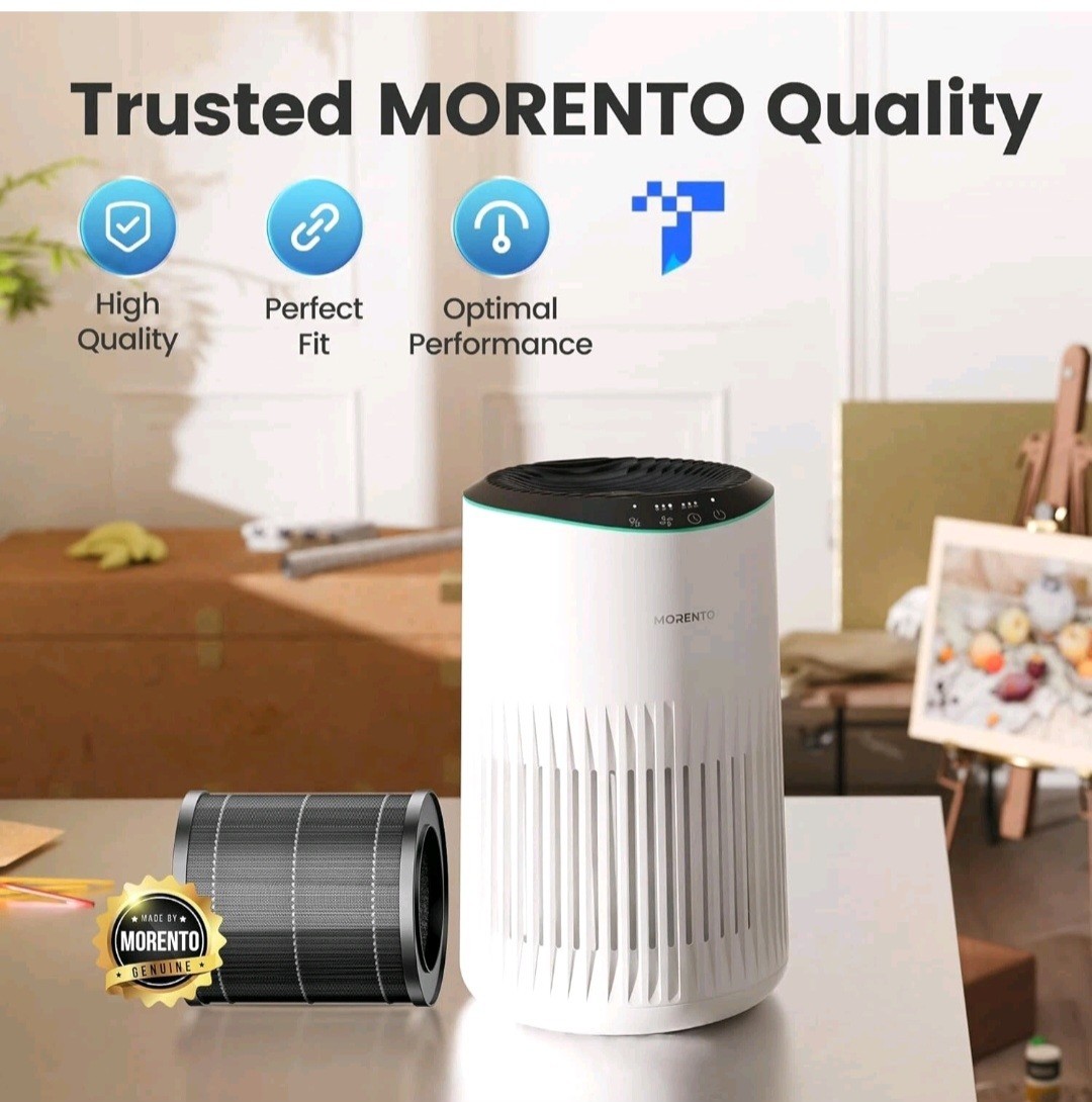 MORENTO 2 Pack MR2566 Genuine Air Purifier Replacement Filter, Original Version gallery