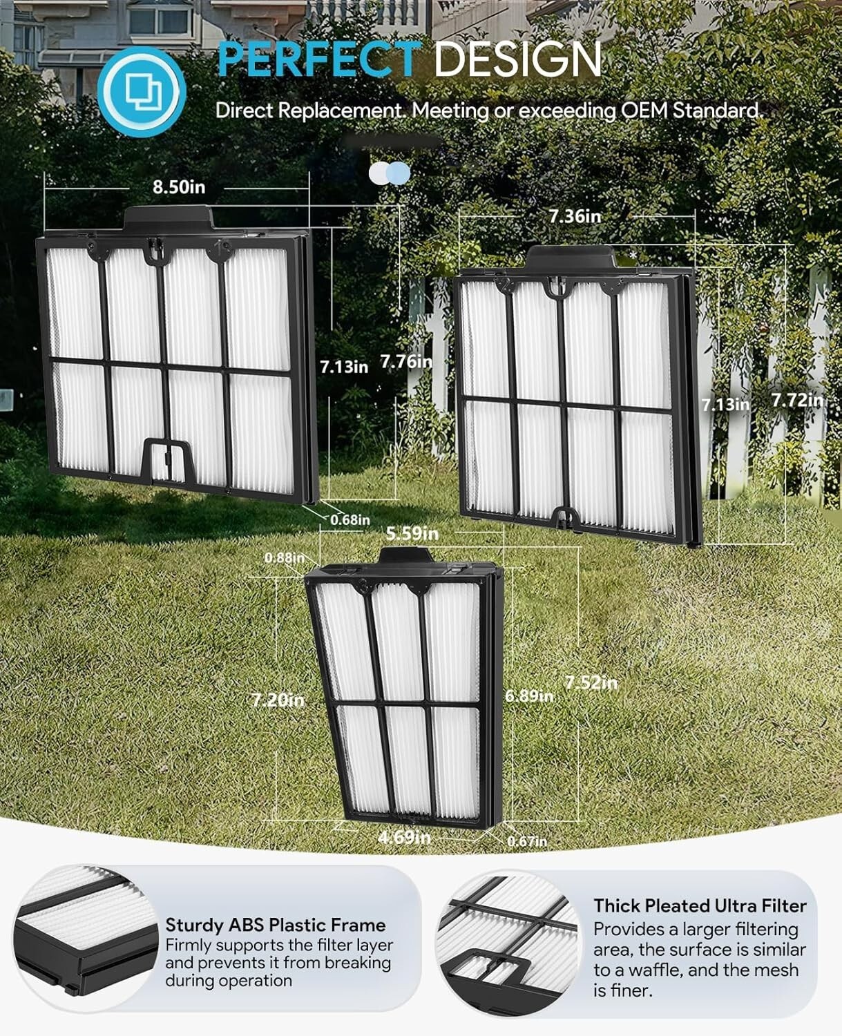 9991467-R4 Ultra Fine Filter Panels Active 20 30 40, Explorer E30, M600, Proteus gallery