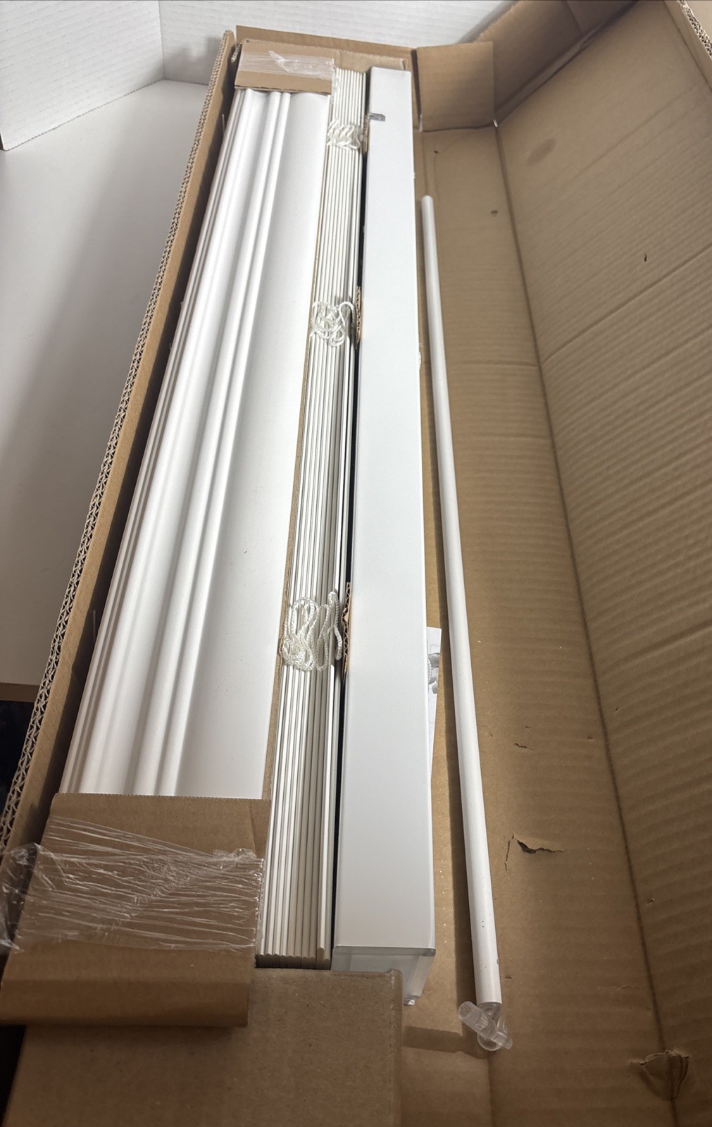 New Lotus & Windoware Cordless, 2 Inch Faux Wood Blind Window Blinds 34.5” x 60” gallery