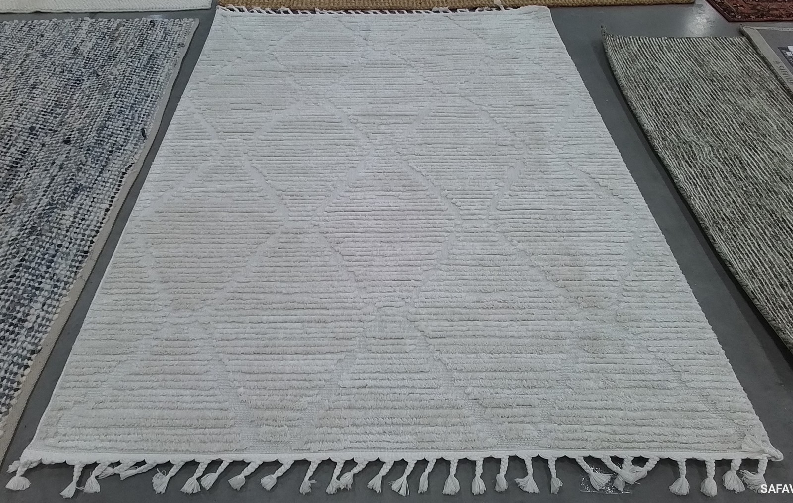 BEIGE 5'-3" x 7'-6" Back Stain Rug, Reduced Price 1172801101 MRK517C-5 gallery