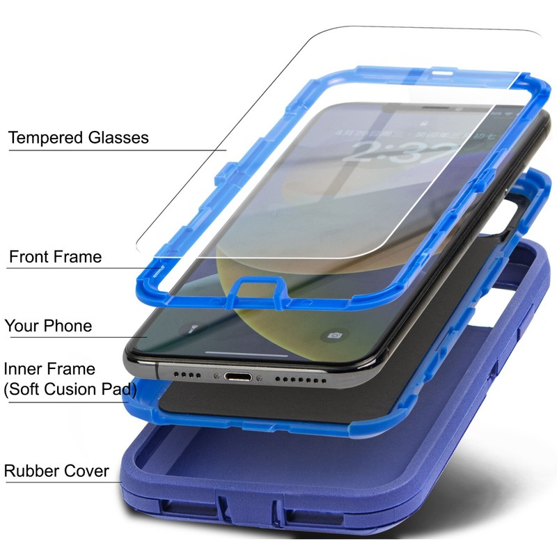 For Apple iPhone X XR XS Max 10 Shockproof Protective Rugged Hard Cover Case gallery