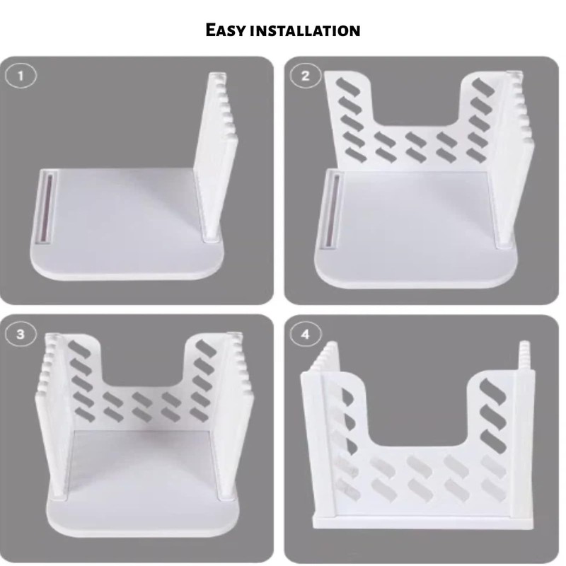Bread Slicer for Homemade Bread, Adjustable Thickness Slicing Guide Foldable gallery