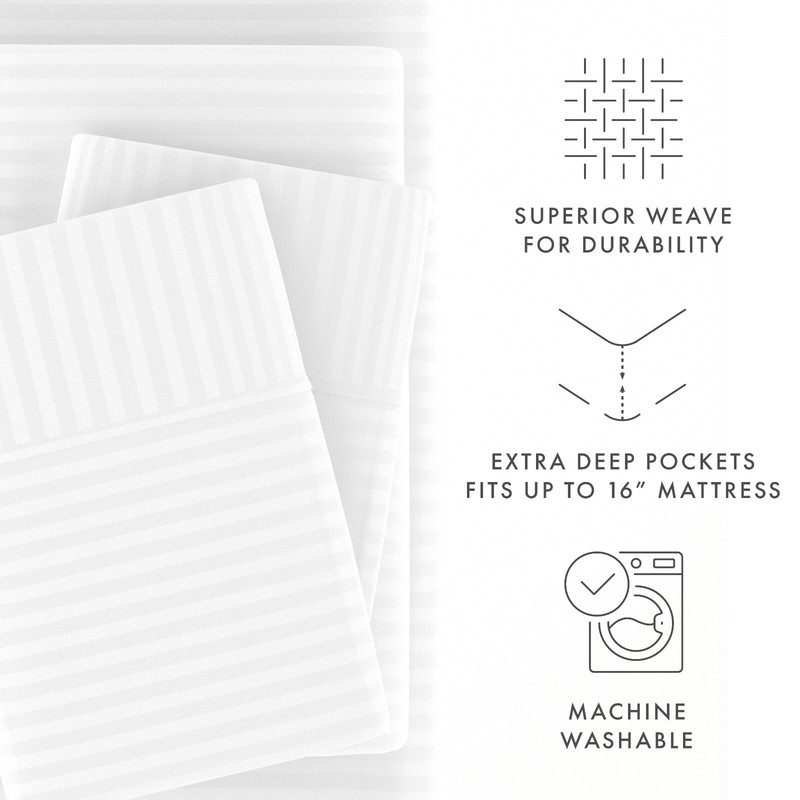 4 C Basics Embossed Sheets Set 3 Different Patterns Hypoallergenic Kaycie Gray gallery