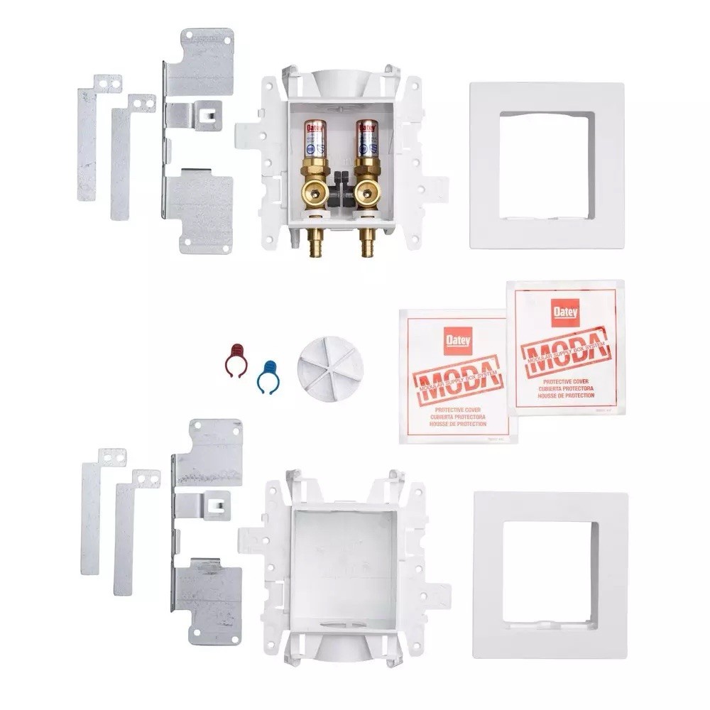 Oatey Moda 37358 Fire Rated Washing Machine Supply Box 2-Valve, F1807 PEX gallery
