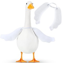 Abbylike Poseable Goose Wings for 23”- 28″ Porch Lawn Outfit White