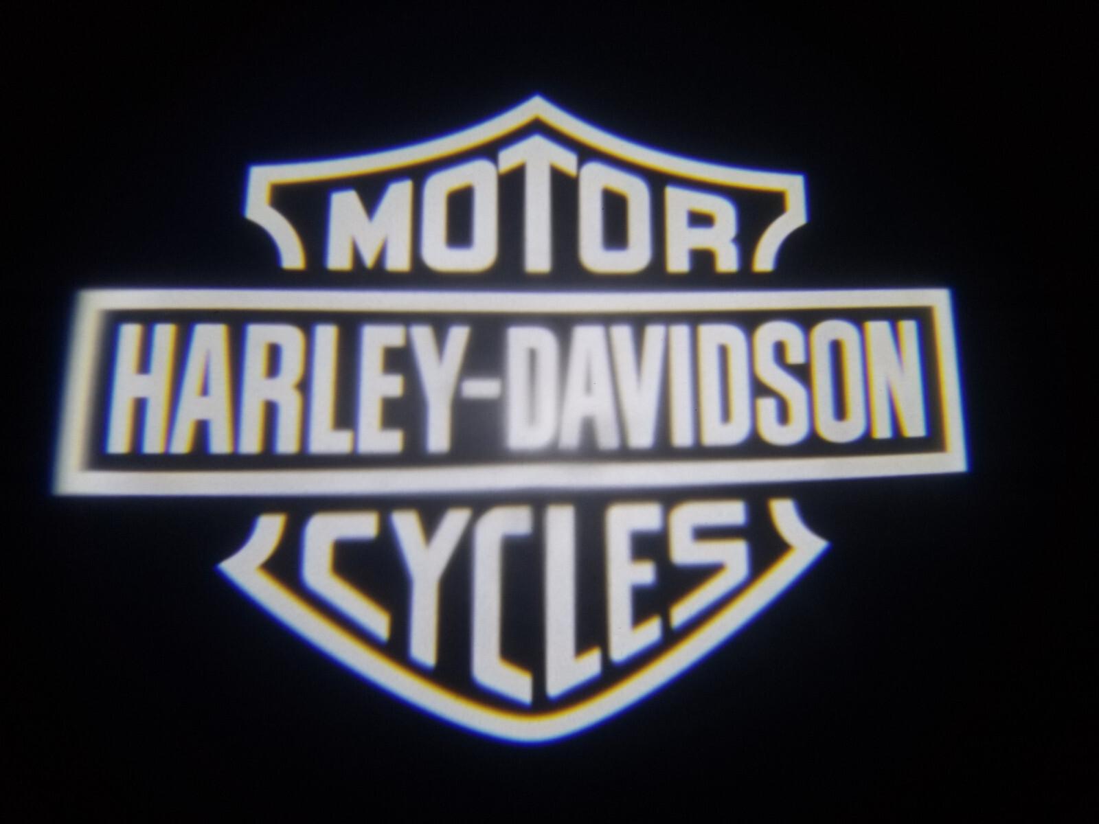 2Pc LED Door Puddle Light Retrofit Kit Ghost Shadow for Harley Davidson Cycles gallery