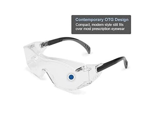 Clear Safety Goggles Glasses Work Lab Outdoor Eye Protection US Cover2 3/Pair gallery
