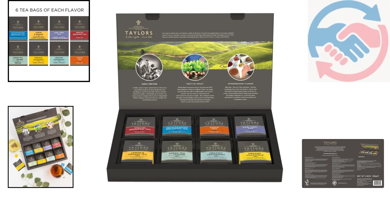 Luxury Assorted Tea Box - 48 Count - Perfect Gift with Eco-Friendly Selection gallery