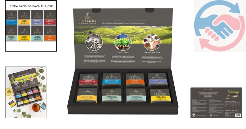 Luxury Assorted Tea Box - 48 Count - Perfect Gift with Eco-Friendly Selection gallery