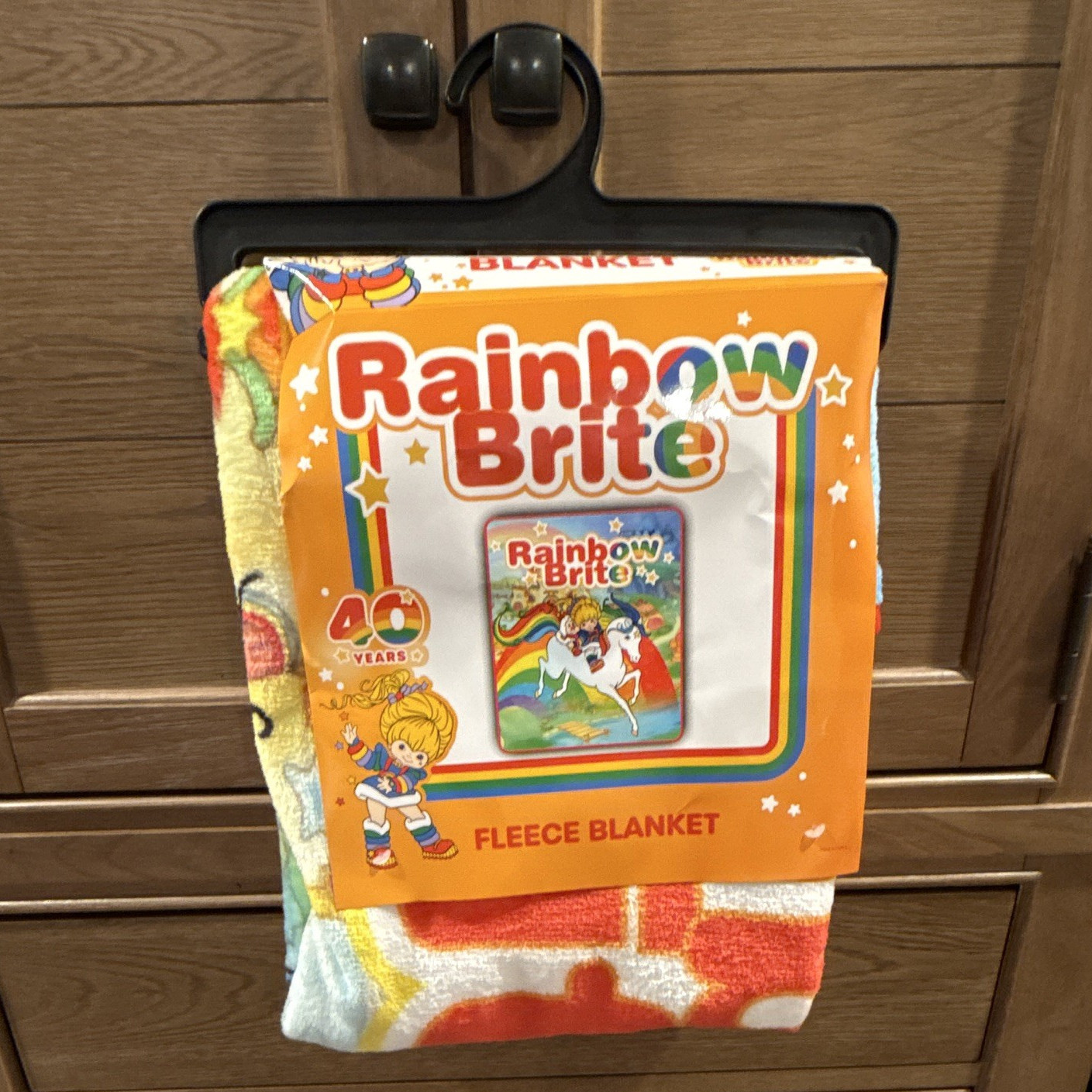 Rainbow Brite Fleece Blanket Multicolor Polyester 50x60in Rainbow Cartoon Theme gallery