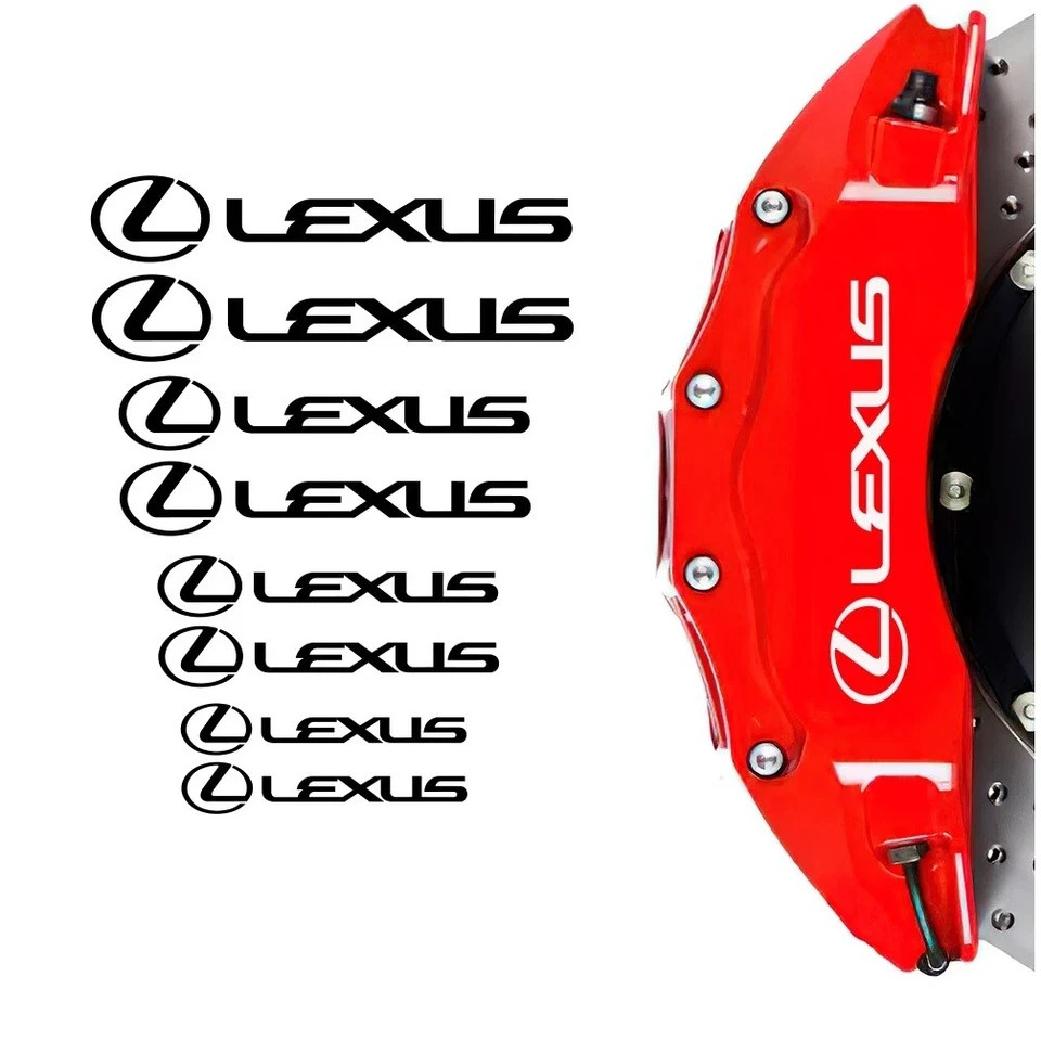 Lexus Brake Caliper High Temp Decal Vinyl Sticker Automotive F Sport - 4 sizes gallery