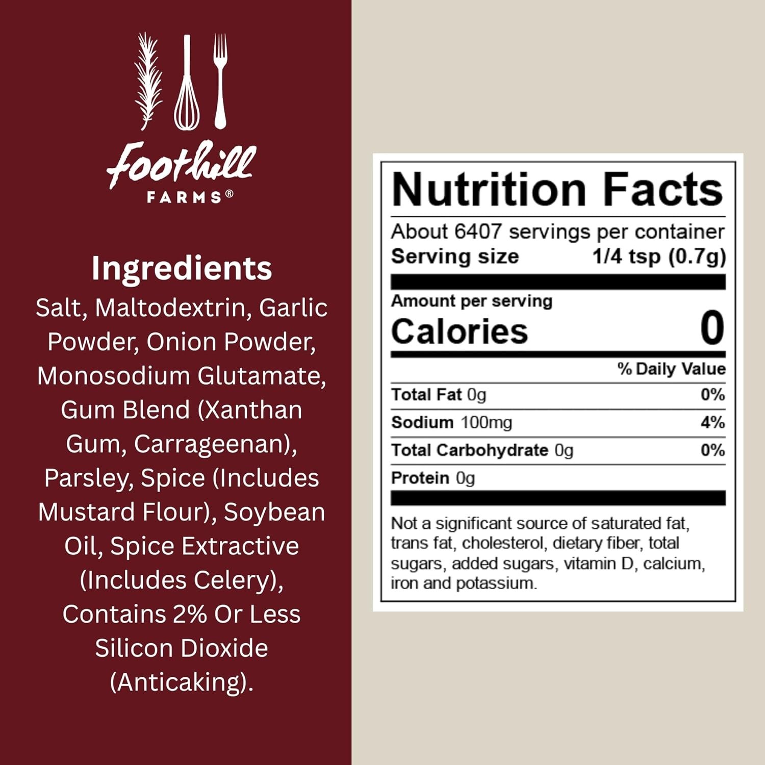 Ranch Dressing Seasoning Mix Foothill Farms Herbal Spice Blend 3 oz Pack of 18 gallery