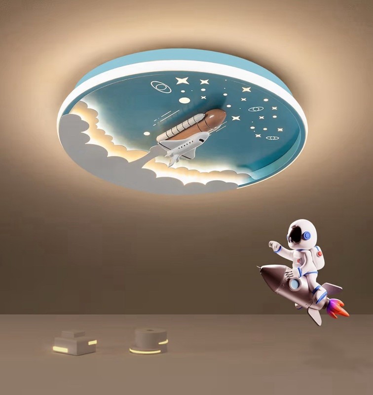 Modern Ceiling Light Fixtures Dimmable LED Kids Room Ceiling Lamp 20 Inch gallery