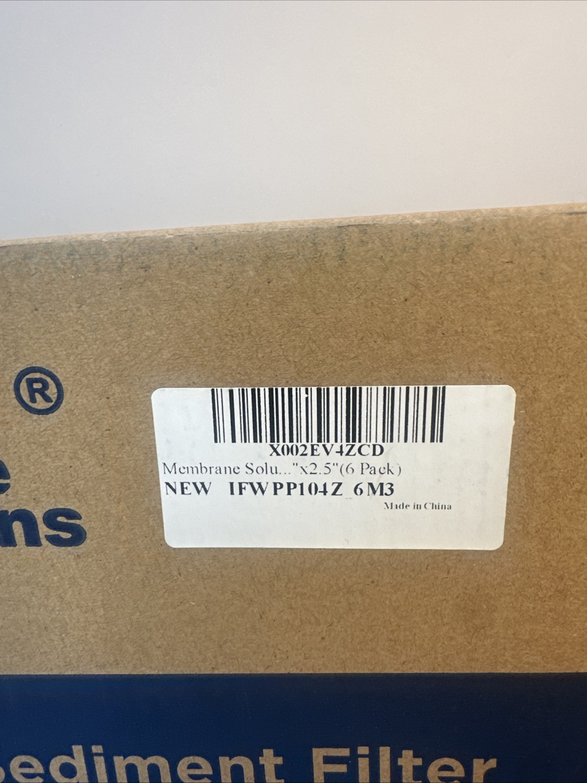 Membrane Solutions PP String Wound Sediment 20 Micron Filter 10"x2.5" - 6 Pack gallery