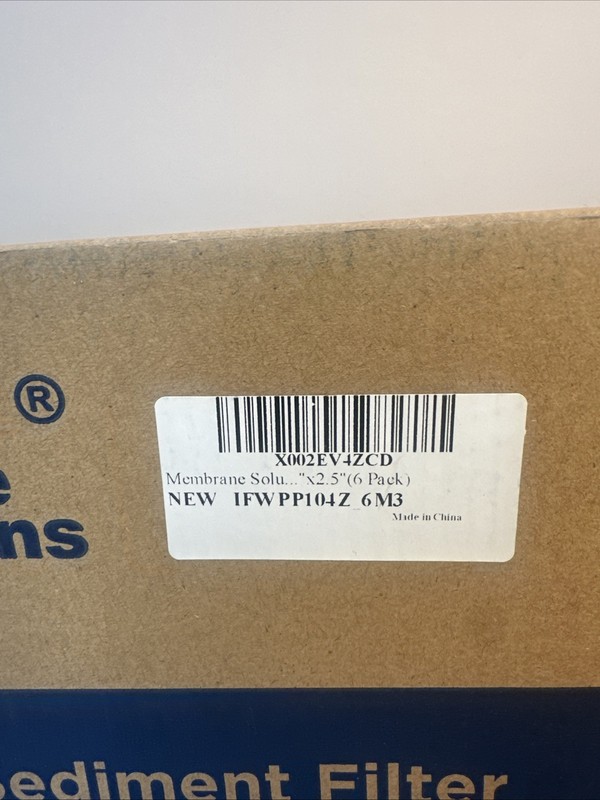 Membrane Solutions PP String Wound Sediment 20 Micron Filter 10"x2.5" - 6 Pack gallery
