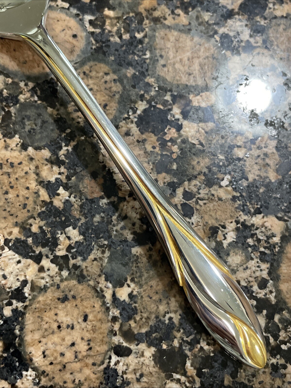 Yamazaki IRIS Stainless Gold Accent Glossy Silverware CHOICE Flatware gallery