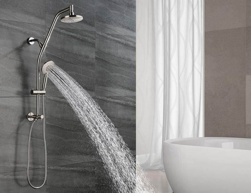 Rain shower head combo with high pressure handheld Shower head, BSB2700-02 gallery