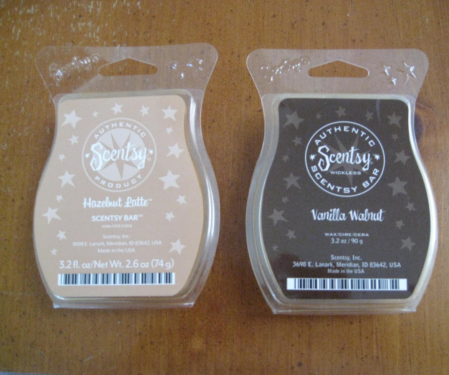 New SCENTSY Vanilla Walnut & Hazelnut Latte Wax Bars Tart Melts •Lot/Set Of 2• gallery