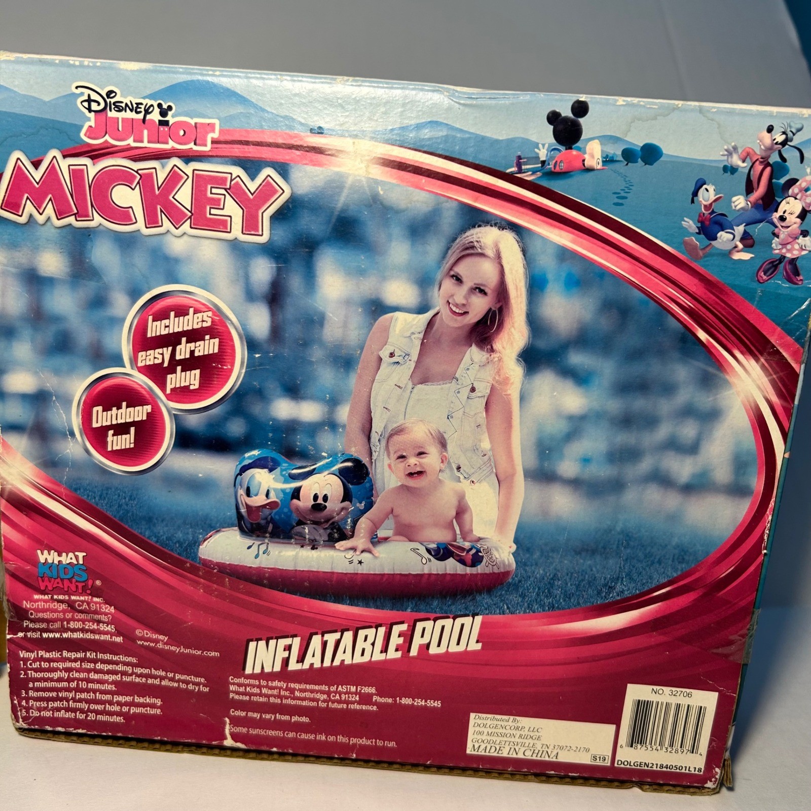Disney Junior Mickey Mouse Inflatable Kiddie Pool 36" Round Outdoor Fun gallery