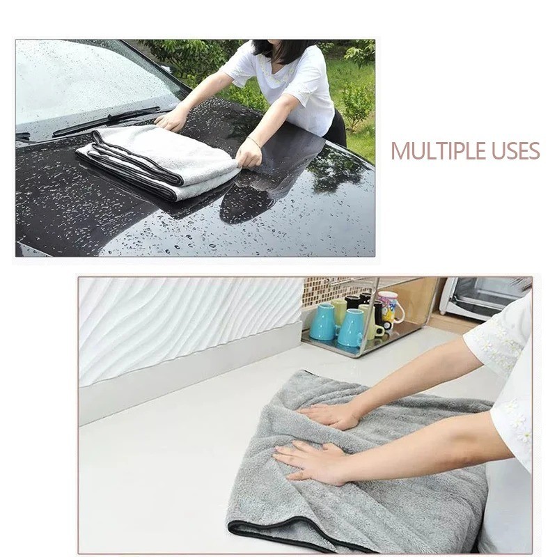 Microfiber Car Wash Towel Super Absorbent Cleaning Drying Cloth Auto Care gallery