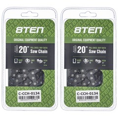 Full Chisel Skip Tooth Chainsaw Chain 20 Inch .063 3/8 72DL for Stihl 2 Pack