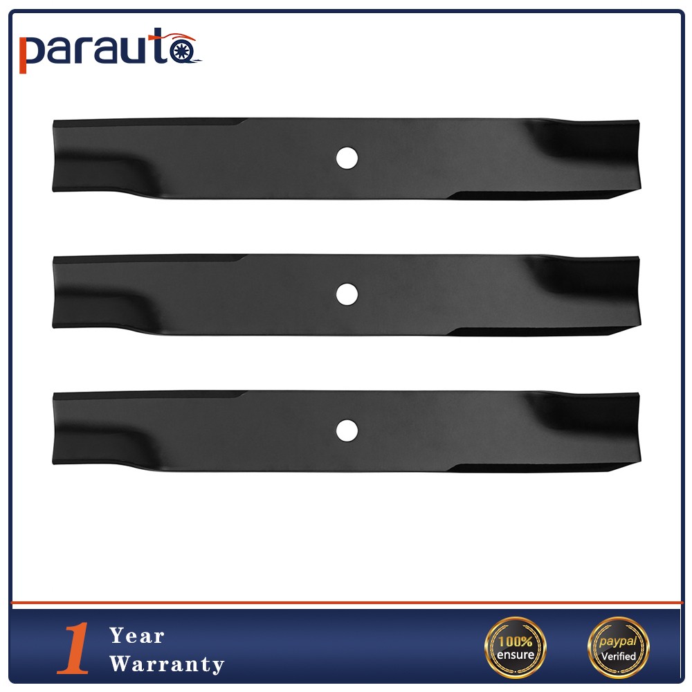 3 Mower Blades For Hustler Raptor 603995 795526 783753 785436 52" Deck gallery