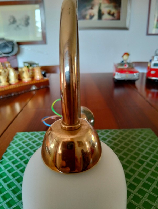 DEVON & DEVON BRASS GLASS WALL SCONCE LAMP gallery