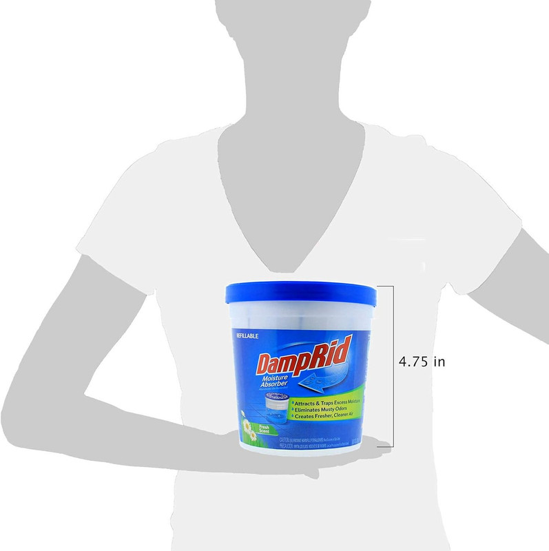 DampRid Fresh Scent Refillable Moisture Absorber - 10.5oz cup – Traps Moisture f gallery