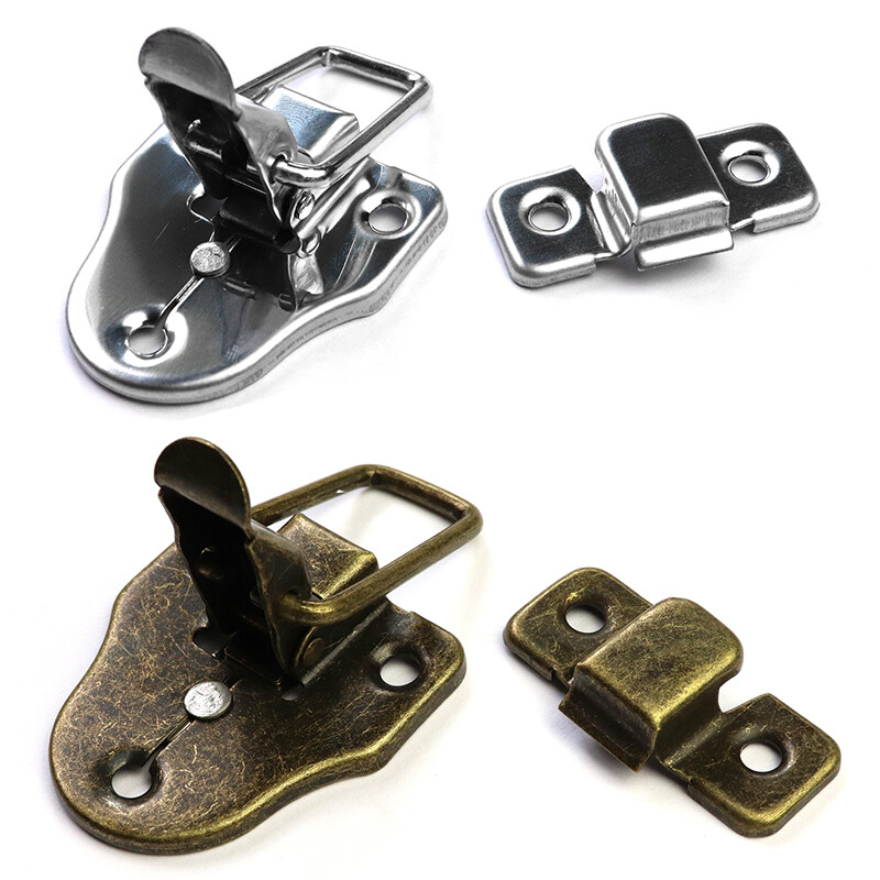Duckbilled Box Hasp Toggle Latch Catch Lock with Screws for Wooden Jewelry Boxes gallery